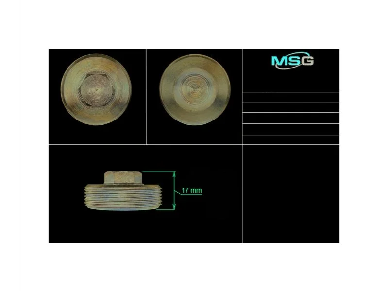 Гайка бокового поджима ГУР MSG FO228NUTS (фото 1)