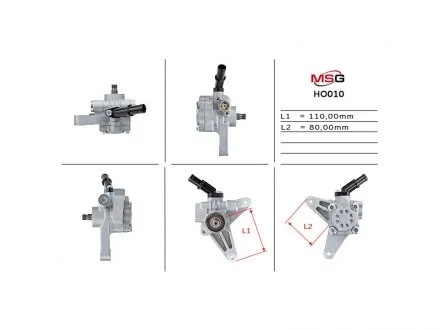 Насос ГПК новий Honda Pilot 08-15, Honda Accord CL/CM 03-08, Acura MDX 00-06 MSG HO010