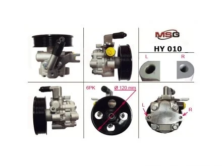 Насос ХПК новый Hyundai Tucson 04-09, Kia Cerato 04-08, Kia Sportage 04-10 MSG HY010
