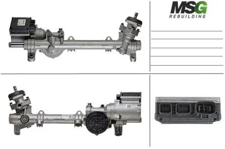 Рульова рейка з ЕПК MSG HY407.NLF0.R