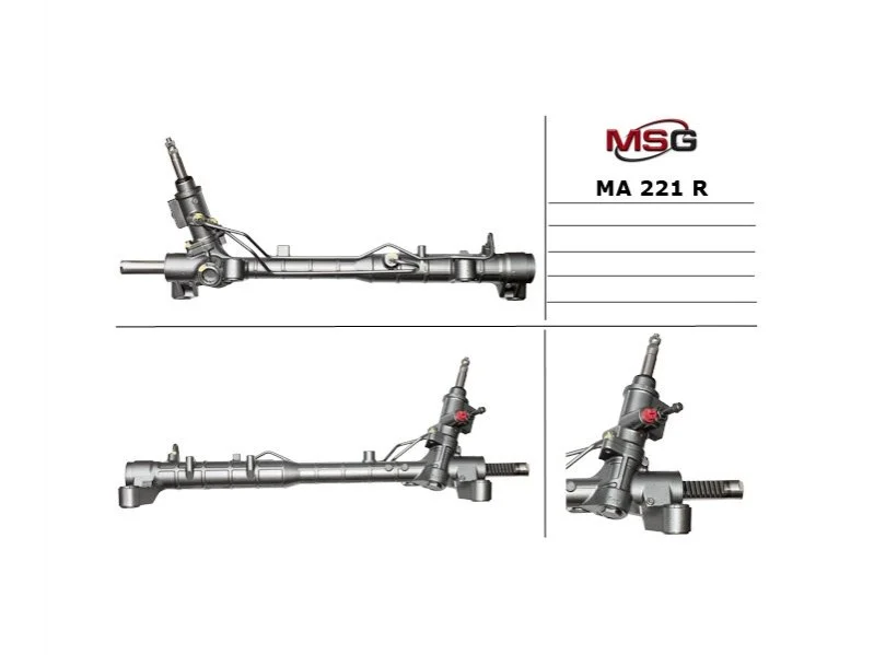 Рулевая рейка с ГУР MSG MA221R (фото 1)