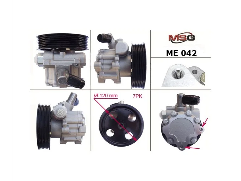 Насос ГПК новий Mercedes-Benz ML W164 05-11, Mercedes-Benz CLK W209 02-10, Mercedes-Benz Sprinter 906 06-18 MSG ME042 (фото 1)