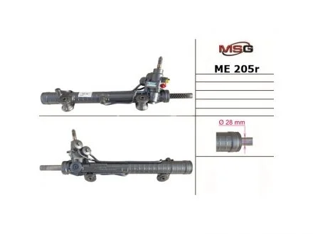 Рульова рейка з ГПК MSG ME205R