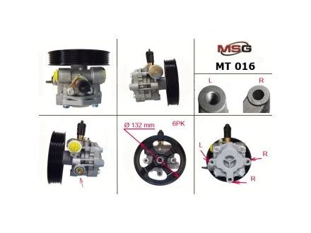 Насос ГПК новий Peugeot 4007 07-12, Mitsubishi Outlander XL 07-12, Citroen C-Crosser 07-12 MSG MT016