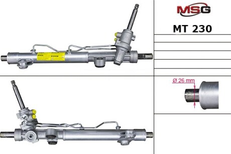 Рульова рейка з ГПК нова Mitsubishi Eclipse 06-12, Mitsubishi Galant 04-12 MSG MT230 (фото 1)