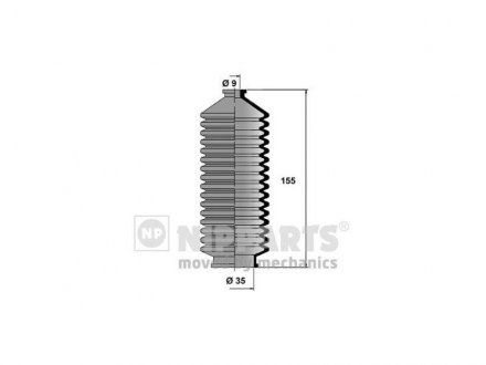 Пильовик рульової рейки MSG NI102DUSTER