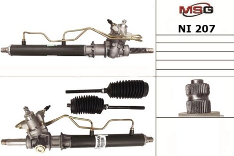 Рульова рейка з ГПК нова Nissan Maxima A32 94-00, Samsung SM5 98-05, Samsung SM5 94-05 MSG NI207