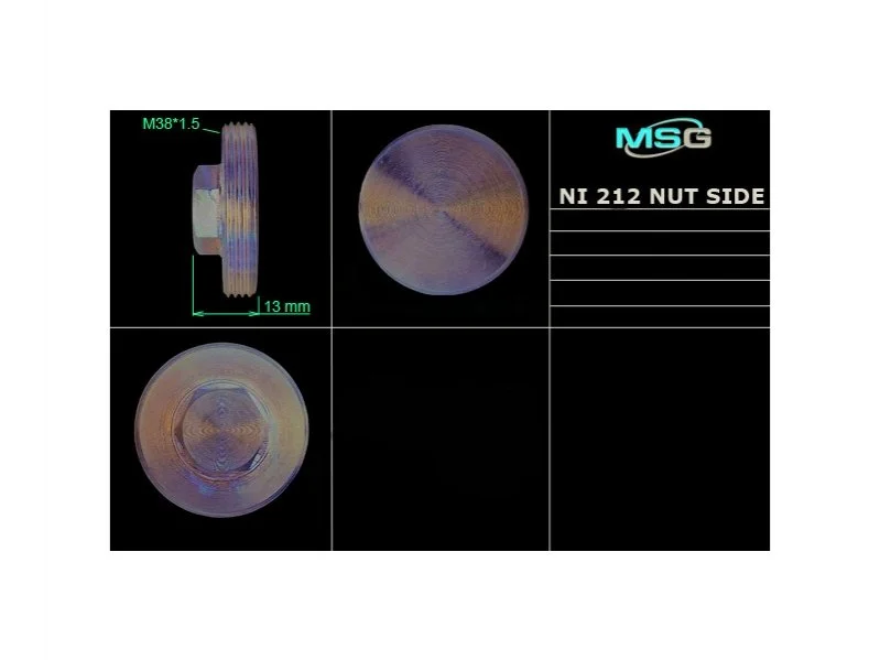 Гайка бокового поджима ГУР MSG NI212NUTS (фото 1)