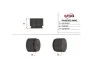 Поршень тормозного суппорта VW Touareg 02-10; MERCEDES-BENZ E-Class W212 09-16, S-Class W221 06-13, CL C216 06-13; BMW 3 F30-31 12-19, 3 F34 13-, 1 F20/F21 11-19; NISSAN 350Z 02-08; JEEP Grand Cherokee 05-10; JAGUAR XJ 03-09, S-Type 99-07; CHRYSLER 3 MSG P443202-MSG (фото 1)