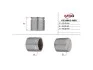 Поршень тормозного суппорта CHEVROLET Aveo T250/255 06-16, Aveo T200 03-08, Spark 10-17; DAEWOO Lanos 97-09 MSG P524802-MSG (фото 1)