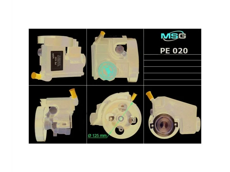 Насос ХПК новый Peugeot 206 98-12, Peugeot Partner 96-08, Citroen Berlingo 96-08 MSG PE020 (фото 1)