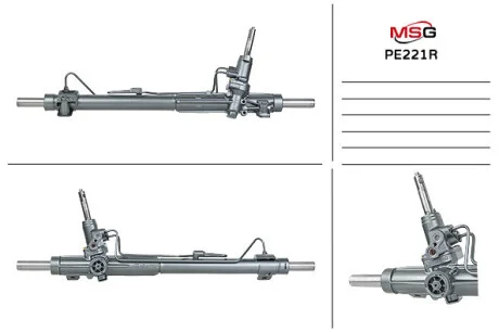 Рулевая рейка с ГУР MSG PE221R