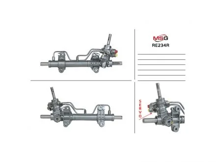 Рулевая рейка с ГУР MSG RE234R