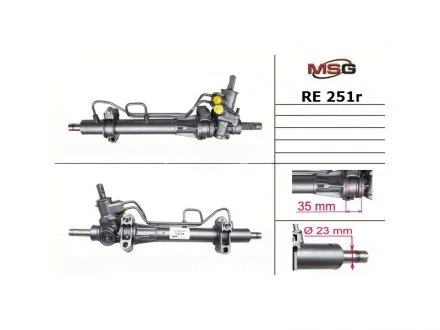 Рульова рейка з ГПК MSG RE251R