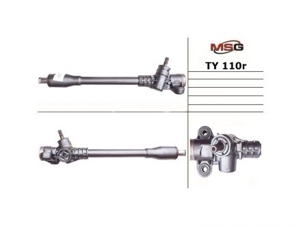 Рульова рейка без ГПК відновлена Toyota Yaris 00-05 MSG TY110R