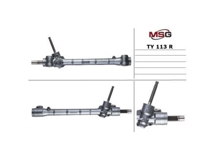 Рульова рейка без ГПК відновлена Toyota Yaris 05-12 MSG TY113R