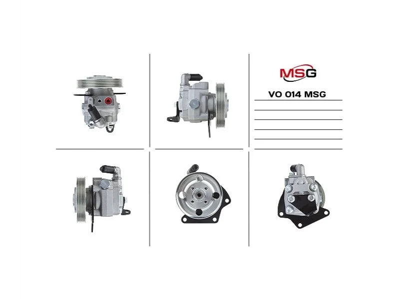 Насос ГПК новий FORD S-MAX 06-15, Ford Mondeo IV 07-15, Volvo V70 07-16 MSG VO014 (фото 1)