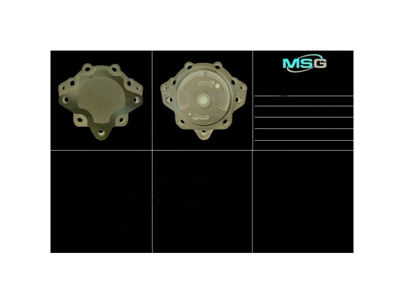Плита насоса верхня ГУР MSG VW001UPLATE (фото 1)