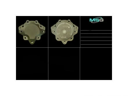 Плита насоса верхняя ГУР MSG VW001UPLATE