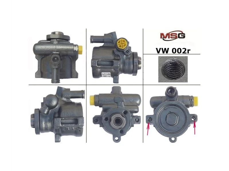 Насос ГПК восстановлен VW Golf IV 97-03, Skoda Octavia Tour 96-10, SEAT Alhambra 96-10 MSG VW002R (фото 1)