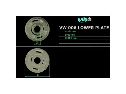 Плита насоса верхняя ГУР MSG VW006LPLATE