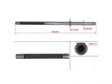 Шток рейки рулевой MSG VW210RC