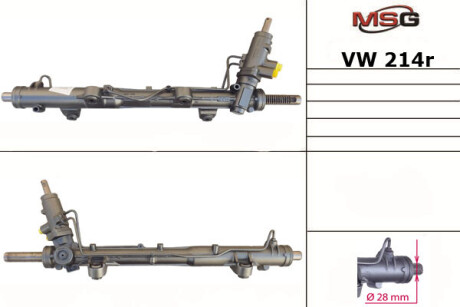 Рулевая рейка с ХПК восстановлена VW Transporter T5 03-15 MSG VW214R