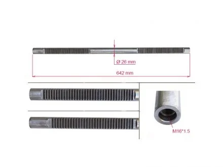 Шток рульової рейки з ЕПК MSG VW412.NL00.CR