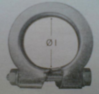 Хомут глушника MTS 02.8172