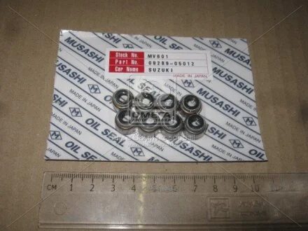 Сальник клапану G15…AH64,AJ64,GA21,GB21,GC21,GD21 SZ-Swift(Cultus) (вир-во) MUSASHI MV601