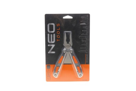 Многофункциональный инструмент, 11 элементов, большое лезвие, LED Neo 01-028