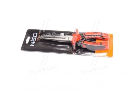 Плоскогубцы удлиненные прямые, 200 мм (1000 В), полированные.. Neo 01-065