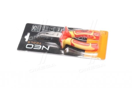 Плоскогубцы изогнутые 160 мм, 1000 В, CrV, полированные.. Neo 01-227