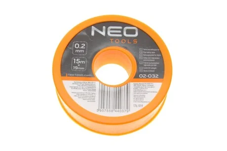 Лента-уплотнитель 15 м x 19 мм x 0.2 мм (NEO) Neo 02-032