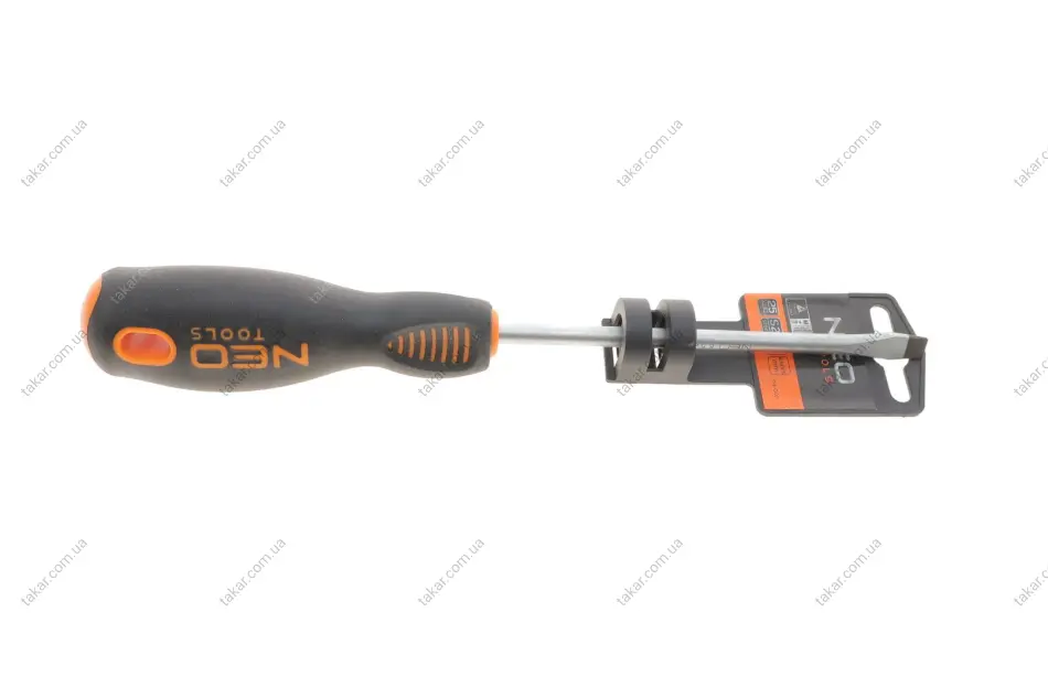 Викрутка шліцева 6,5 мм сталь S2 Neo 04-002 (фото 1)