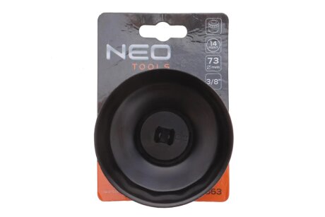 Змінна головка масляного фільтра 73 мм, 14 кут Neo 11-363