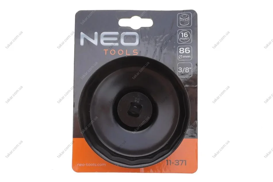 Головка сменная масляного фильтра 86 мм, 16 угол (NEO) Neo 11-371 (фото 1)