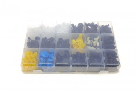 Набор клипс крепеж обшивки, 418 шт.. Neo 11-956