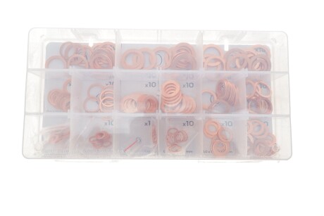 Шайбы медные набор 150 шт. Neo 11-979