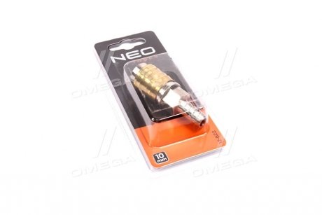 Быстросъемная муфта для компрессора для шланга 10 мм. Neo 12-622