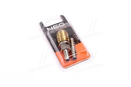 Быстросъемная муфта для компрессора для шланга 10 мм. Neo 12-632