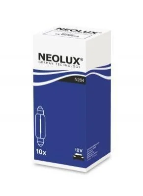Лампа софітна допоможе. освітлення C10W 12V 10W SV8.5-8 (вир-во Neolux) NEOLUX N264 (фото 1)