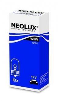 Лампа W5W 12V 5,20 W W2.1x9.5d STANDARD UNV NEOLUX N501 (фото 1)