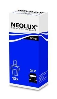 ЛАМПА 24V 1,20 W B8.5d STANDARD UNV NEOLUX N508T