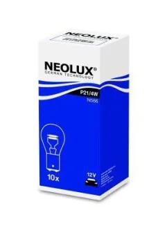 Лампа вспомогат. освещения P21/4W 12V 21/4W BAZ15d (пр-во Neolux) NEOLUX N566