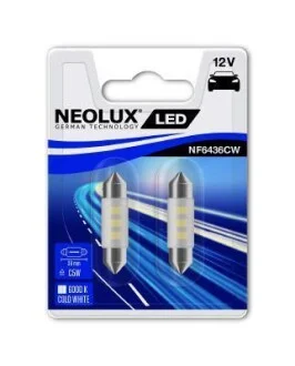 ЛАМПА 0.5W 12VSV8. NEOLUX NF6436CW-02B