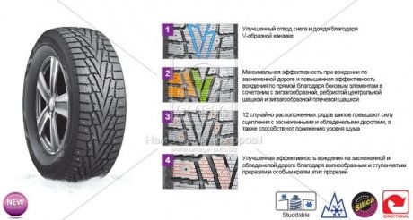 Шина 205/65R16C 107/105R Winguard WinSpike SUV (під шип) NEXEN 14037