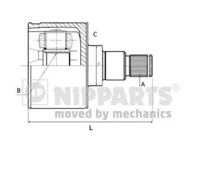 ШРУС внутрішній NIPPARTS N2830300