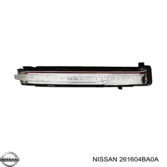Повторювач покажчика повороту у дзеркалі правому NISSAN 261604BA0A
