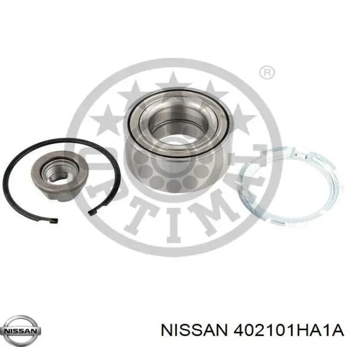 Подшипник ступицы колеса Передняя ось, справа NISSAN 402101HA1A (фото 1)